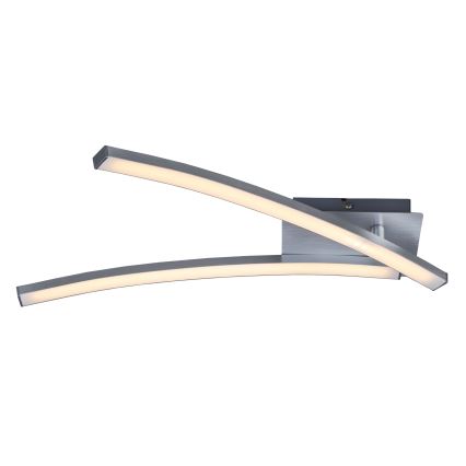Plafonnier LED 2xLED/6W/230V 3000K chrome mat
