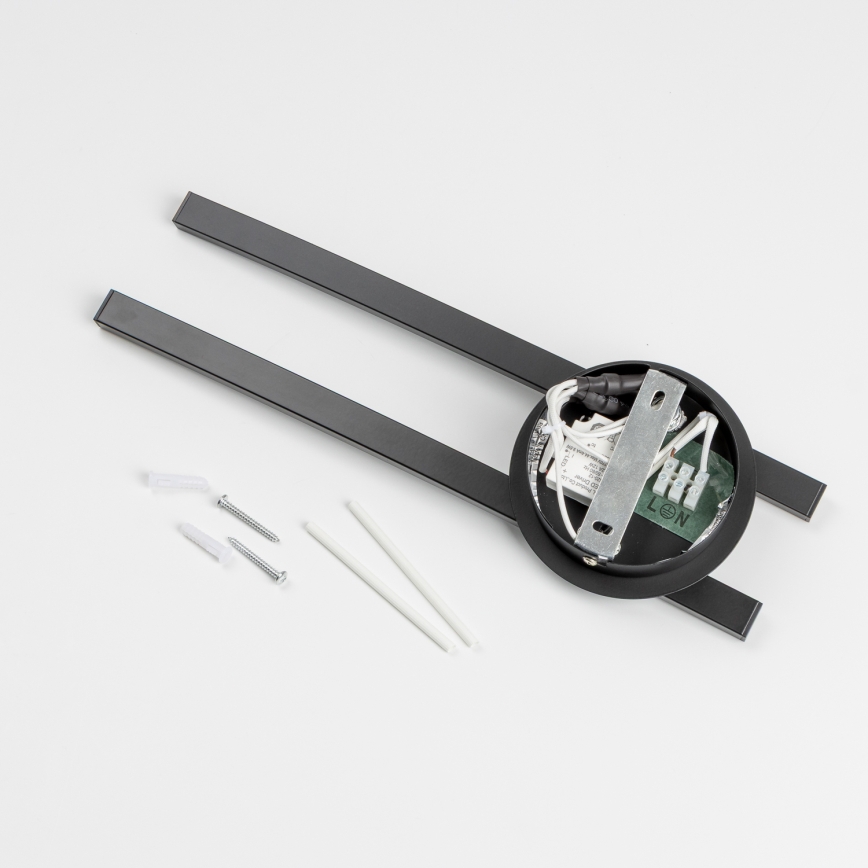 Plafonnier LED 2xLED/6W/230V noir