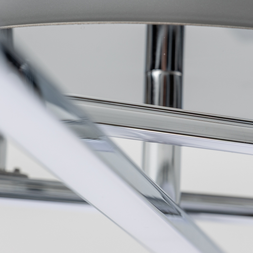 Plafonnier LED 3 x 3 W, 230 V, chrome brillant