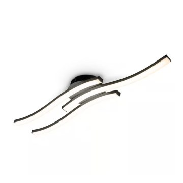 Plafonnier LED 3 × 6 W, 230 V, 2700 K — noir