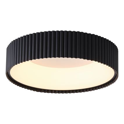 Plafonnier LED/30W/230V 3000K noir d. 46 cm