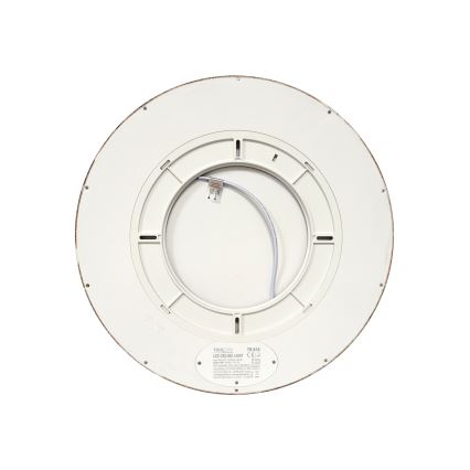 Plafonnier LED/32W/230V 3000/4000/6500K Ø 40 cm marron