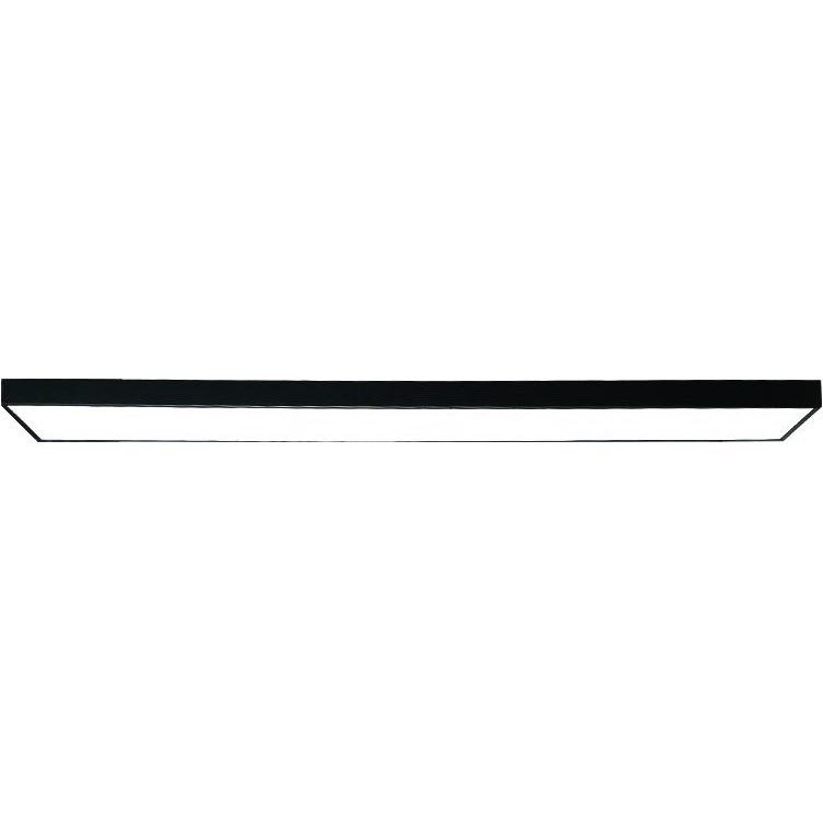 Plafonnier LED/32W/230V 4000K 120x13 cm noir