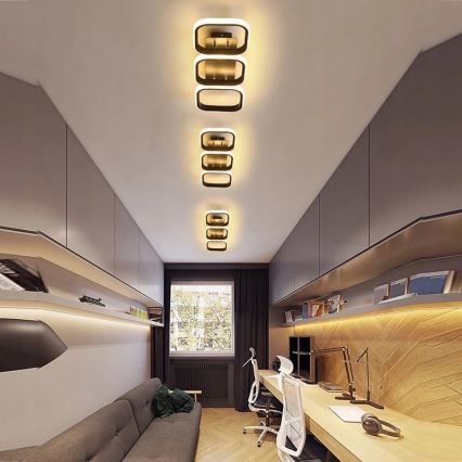 Plafonnier LED/33W/230V noir