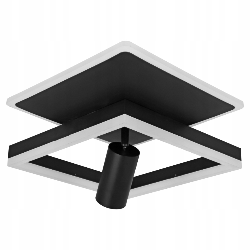 Plafonnier LED 38W/230V + 1x GU10/30W noir