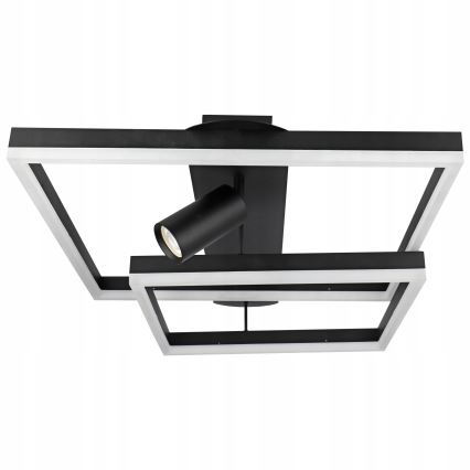 Plafonnier LED/38W/230V + 1xGU10/30W noir