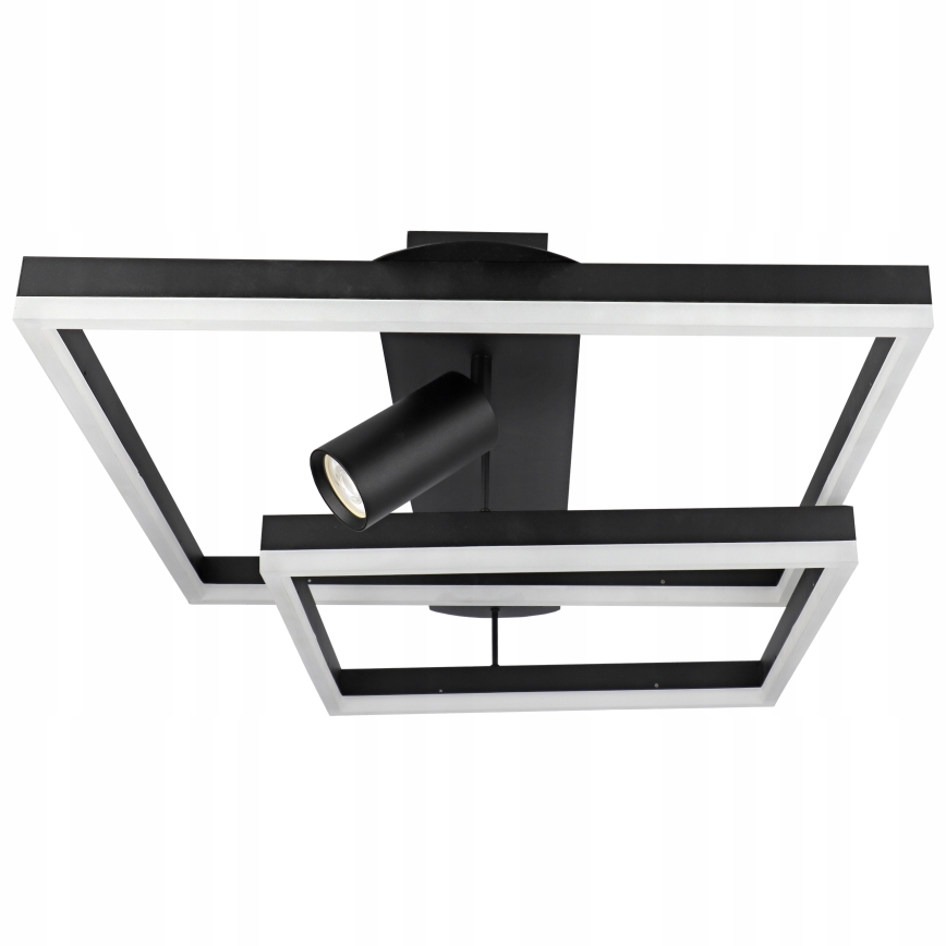 Plafonnier LED/38W/230V + 1xGU10/30W noir