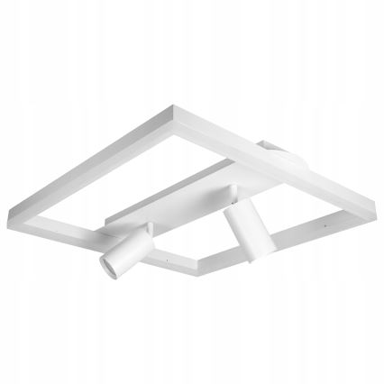 Plafonnier LED/38W/230V + 2xGU10/30W blanc