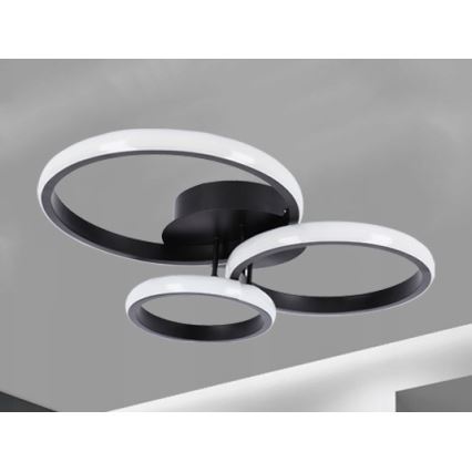 Plafonnier LED/38W/230V noir