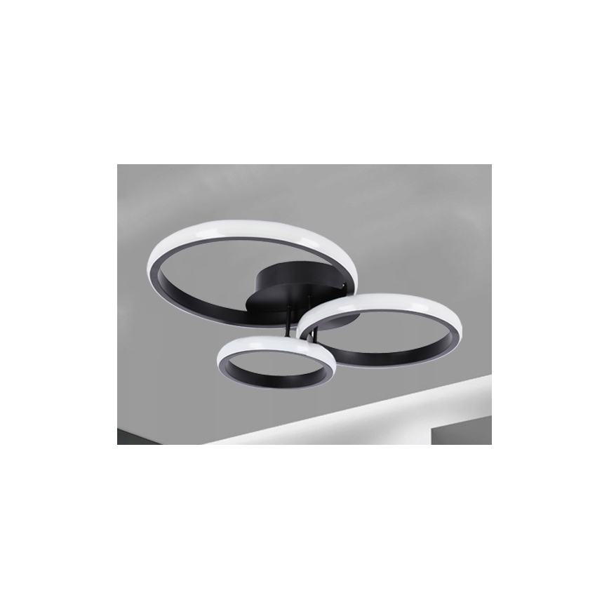 Plafonnier LED/38W/230V noir