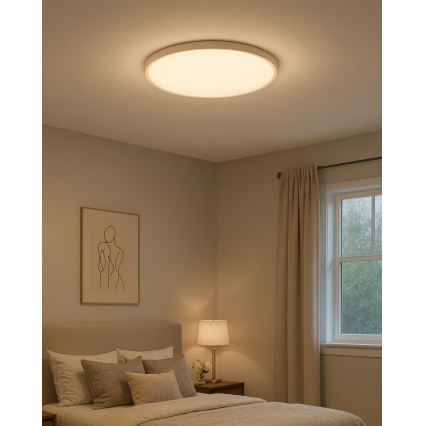 Plafonnier LED/40W/230V 3000/4000/6500K Ø 50 cm blanc