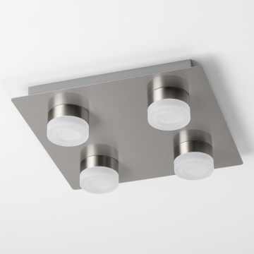 Plafonnier LED 4xLED/4W/230V chrome mat