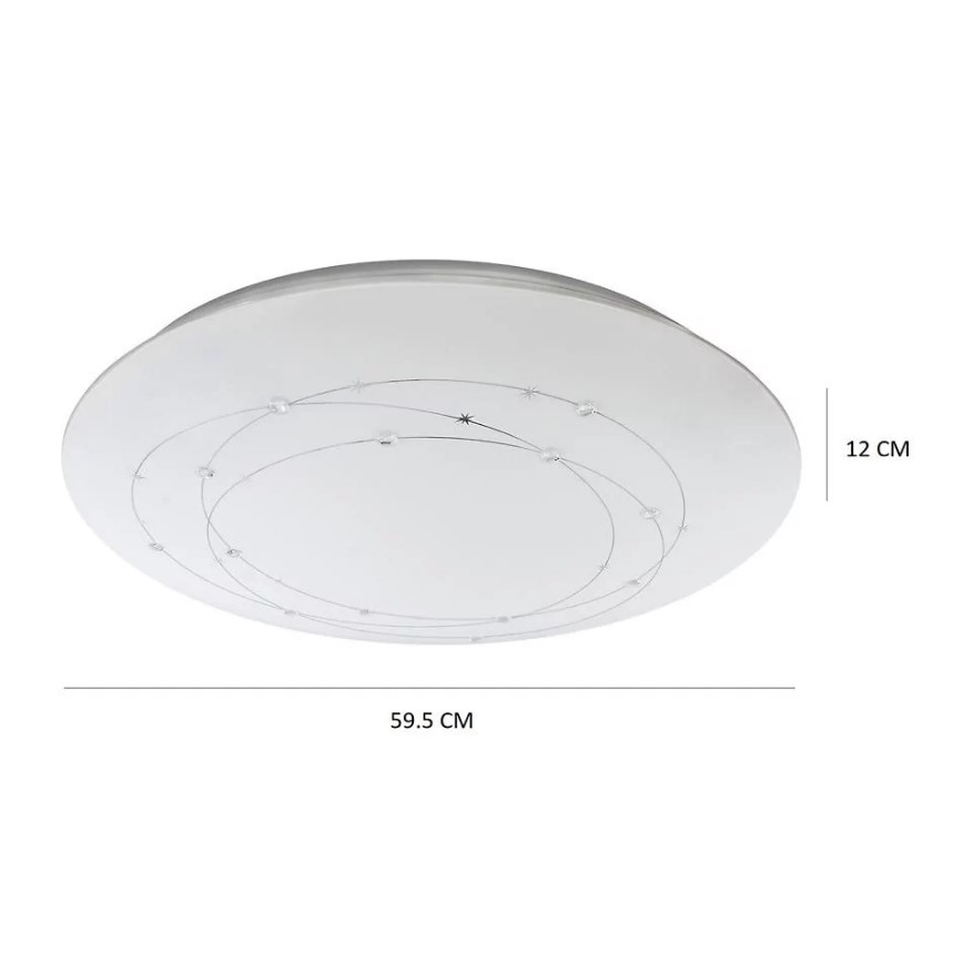 Plafonnier LED à intensité variable ATRIA avec télécommande LED/48W/230V