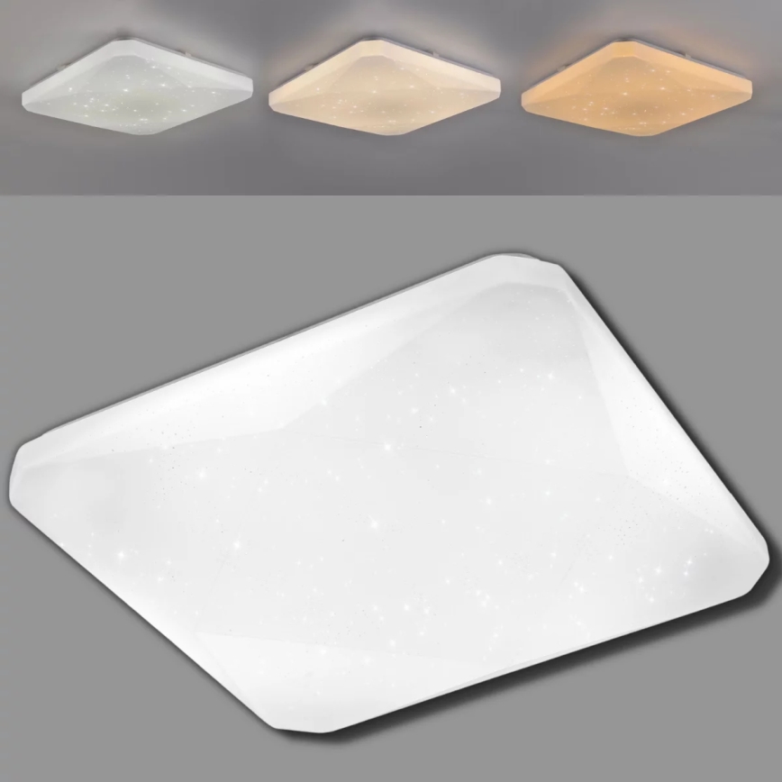 Plafonnier LED à intensité variable KASTOR avec télécommande LED/72W/230V