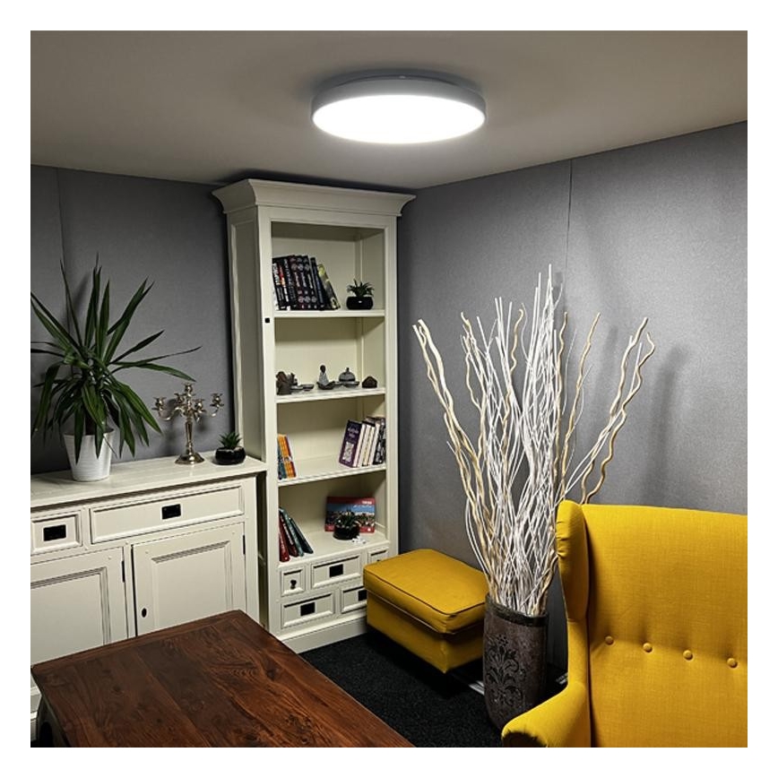 Plafonnier LED à intensité variable LED/48W/230V 2700-6500K Wi-Fi Tuya + télécommande