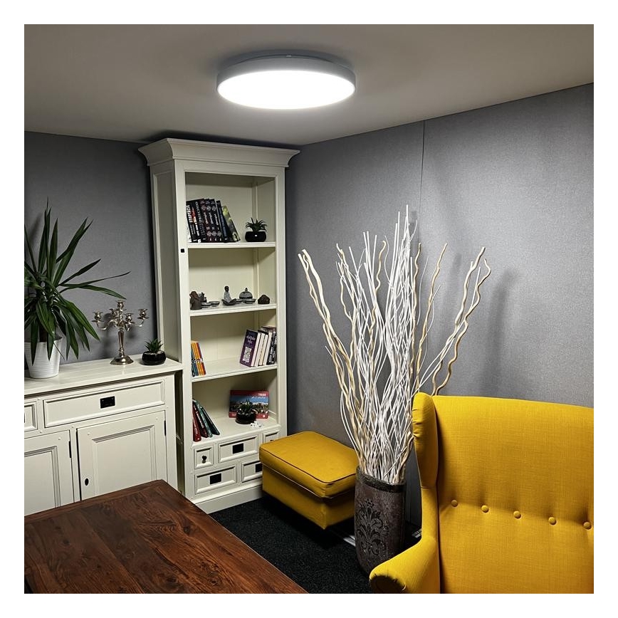 Plafonnier LED à intensité variable LED/48W/230V 2700-6500K Wi-Fi Tuya + télécommande