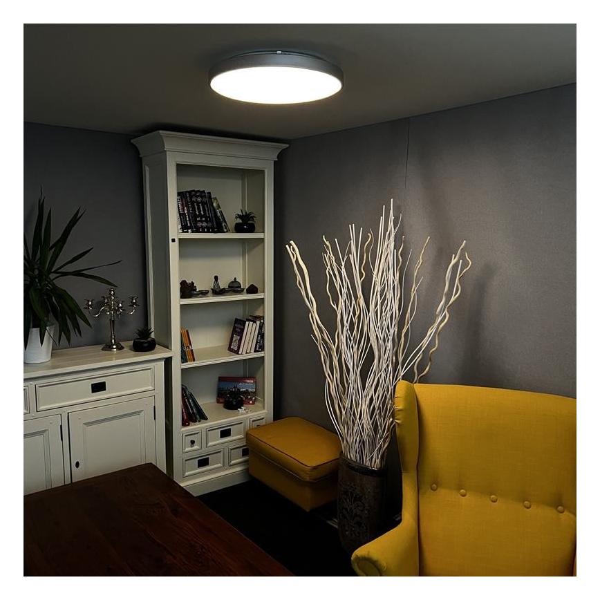 Plafonnier LED à intensité variable LED/48W/230V 2700-6500K Wi-Fi Tuya + télécommande