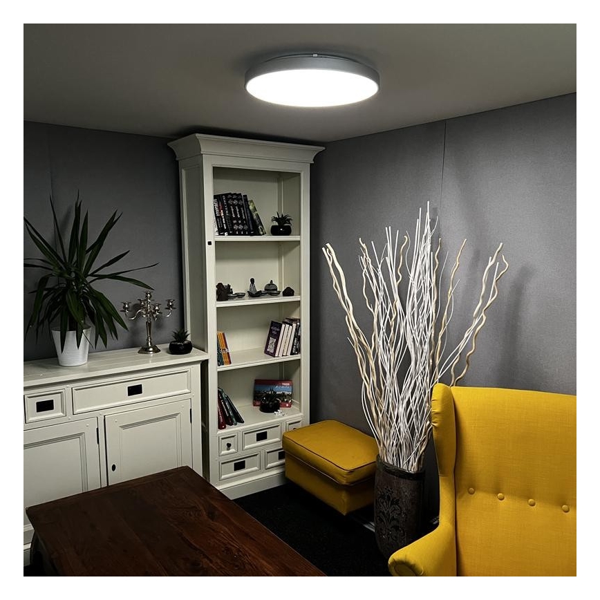 Plafonnier LED à intensité variable LED/48W/230V 2700-6500K Wi-Fi Tuya + télécommande