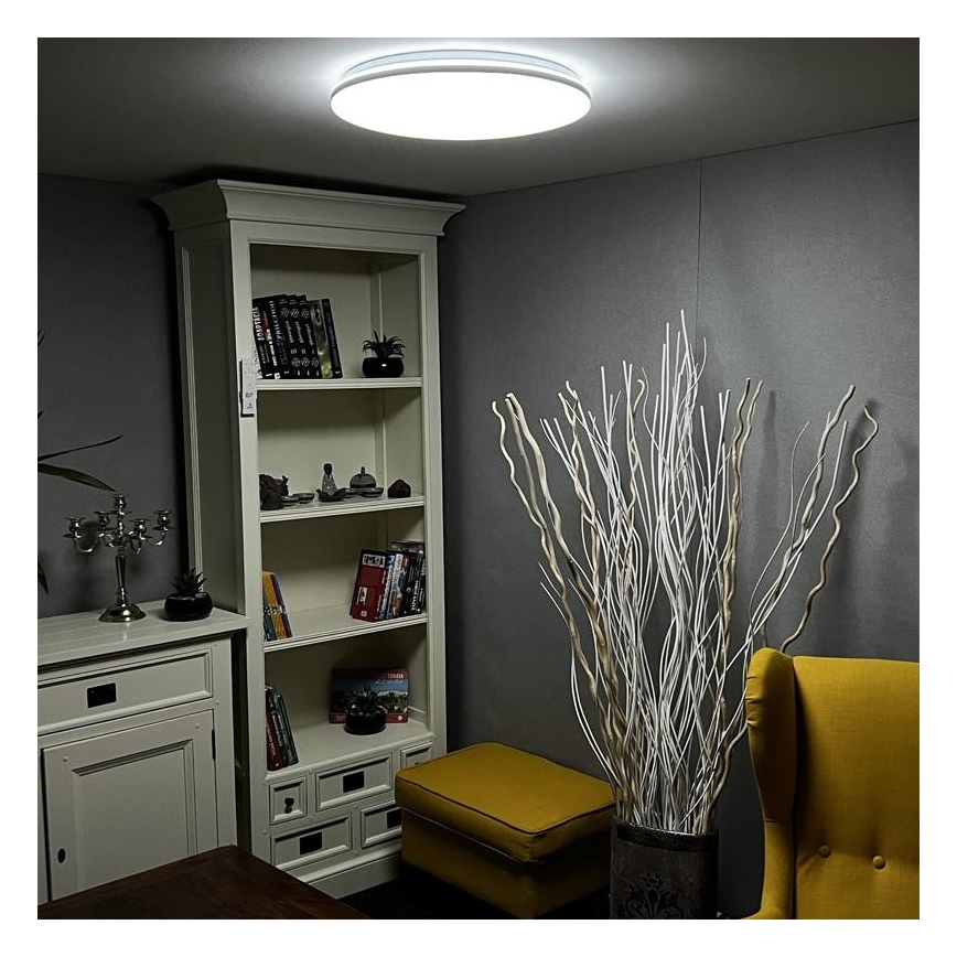 Plafonnier LED à intensité variable LED/48W/230V 2700-6500K Wi-Fi Tuya + télécommande