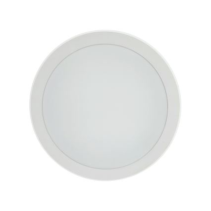 Plafonnier LED pour salle de bains avec détecteur de mouvement, 20 W, 230 V, 3000/4000/6500 K, Ø 23 cm, IP54, blanc