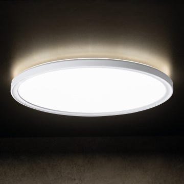 Plafonnier LED AZPO 22W/230V 3000/4000/6000K Ø 42 cm IP54 blanc