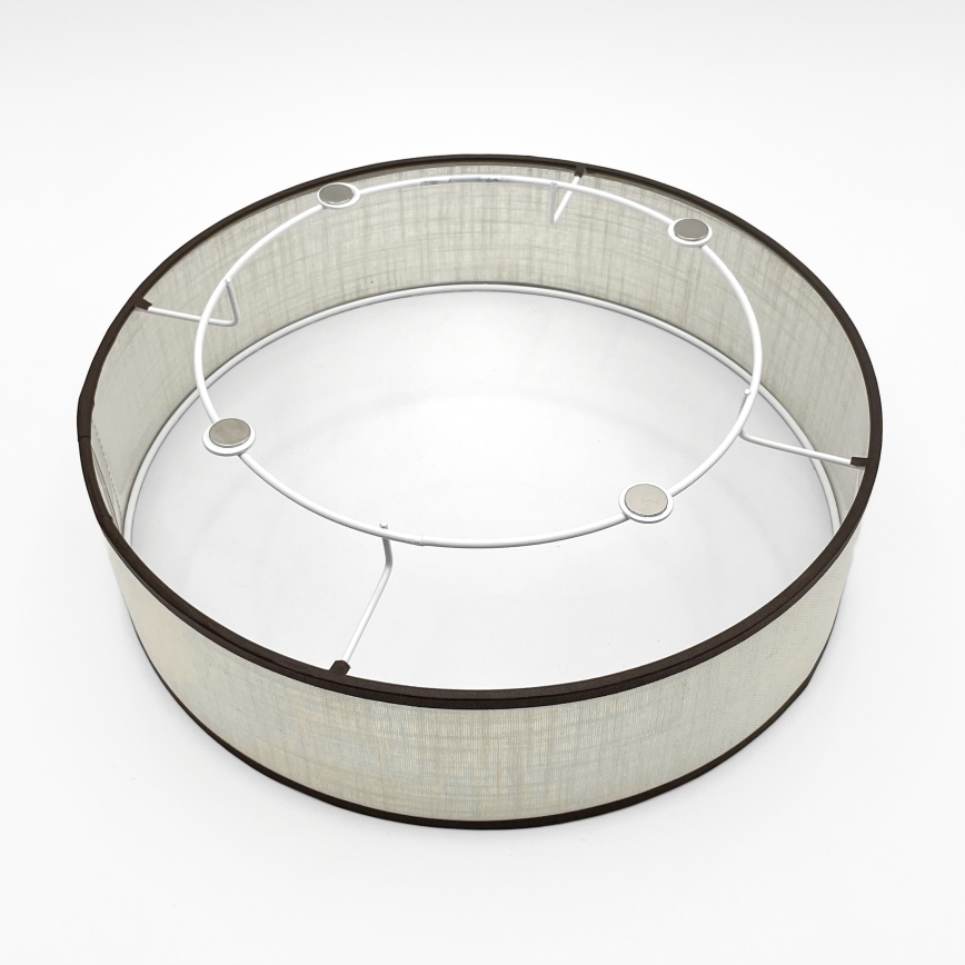 Plafonnier LED BELLADONNA LED/20W/230V Ø 30 cm crème/chêne