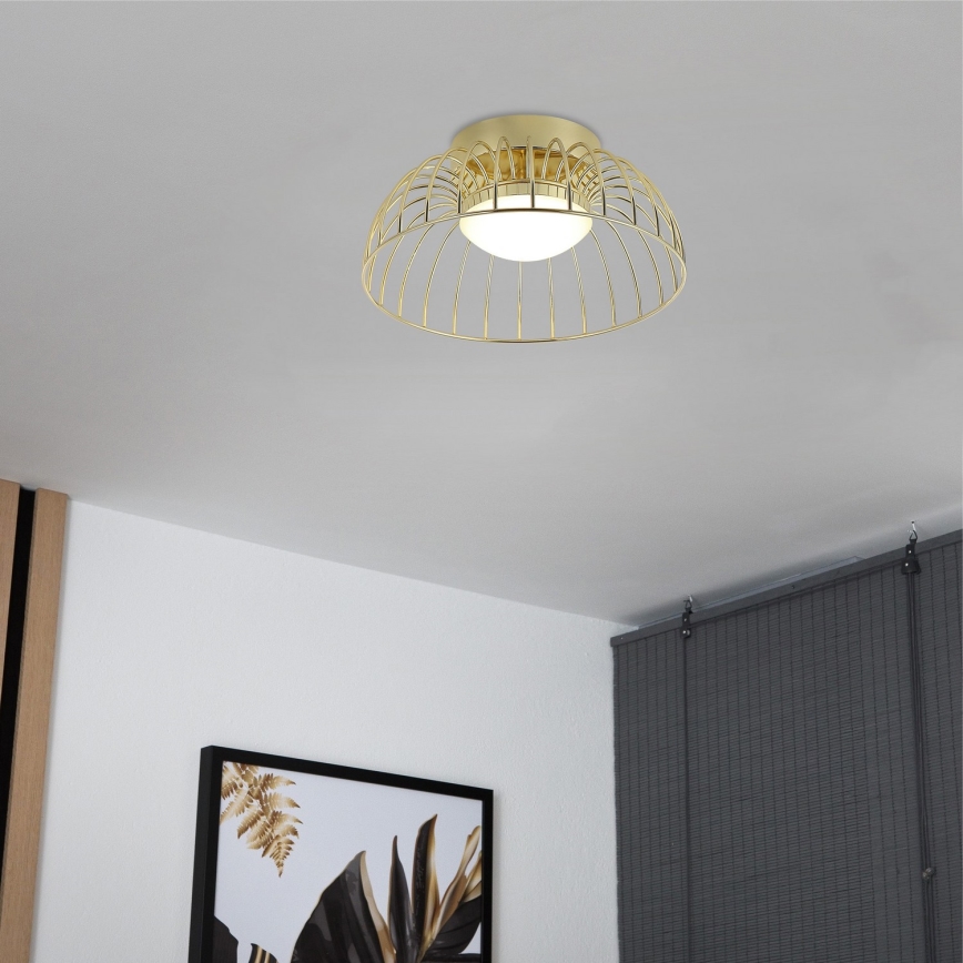 Plafonnier LED BETSY LED/12W/230V Ø 25 cm doré
