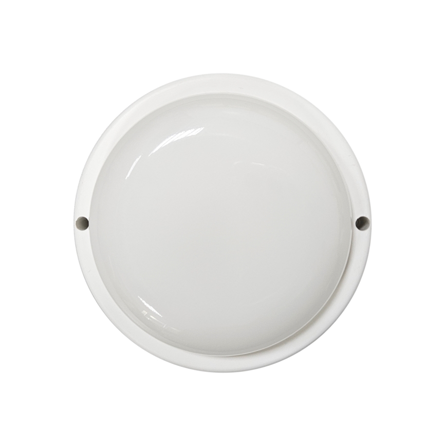 Plafonnier LED d'extérieur 8W/230V 4200K Ø 14 cm IP64 blanc
