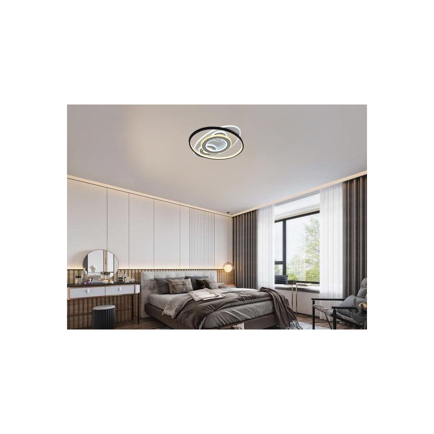 Plafonnier LED dimmable 105 W 230 V 3000–6500 K + télécommande