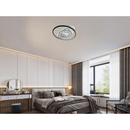 Plafonnier LED dimmable 105 W 230 V 3000–6500 K + télécommande