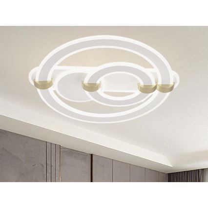 Plafonnier LED dimmable 120W/230V 3000-6500K + télécommande