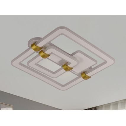 Plafonnier LED dimmable 140 W, 230 V, 3000–6500 K avec télécommande