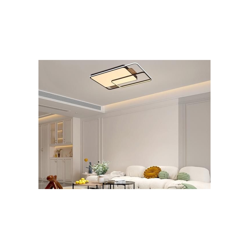 Plafonnier LED dimmable 280 W / 230 V, 3000–6500 K, avec télécommande