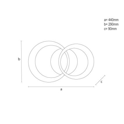 Plafonnier LED dimmable 35 W, 230 V, 3000–6500 K + télécommande