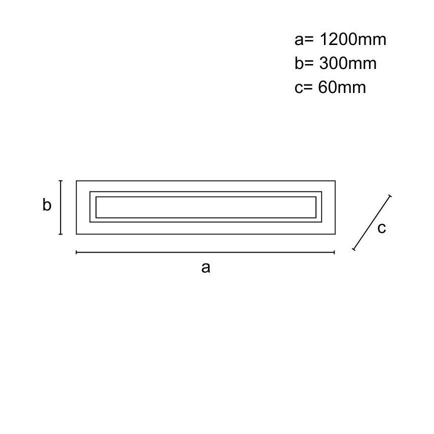 Plafonnier LED dimmable 55W/230V 3000-6500K + télécommande