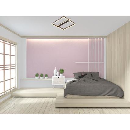 Plafonnier LED dimmable 60 W, 230 V, 3000–6500 K + télécommande