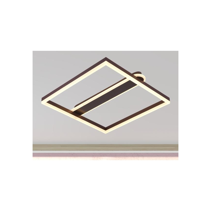 Plafonnier LED dimmable 60 W, 230 V, 3000–6500 K + télécommande