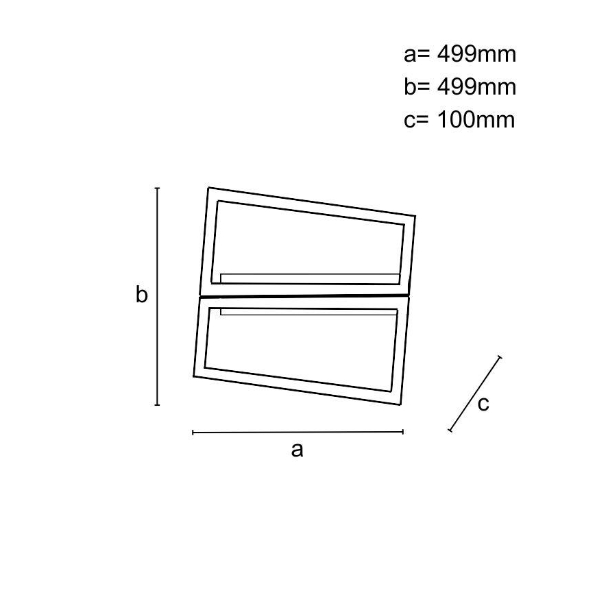 Plafonnier LED dimmable 65 W, 230 V, 3000–6500 K + télécommande
