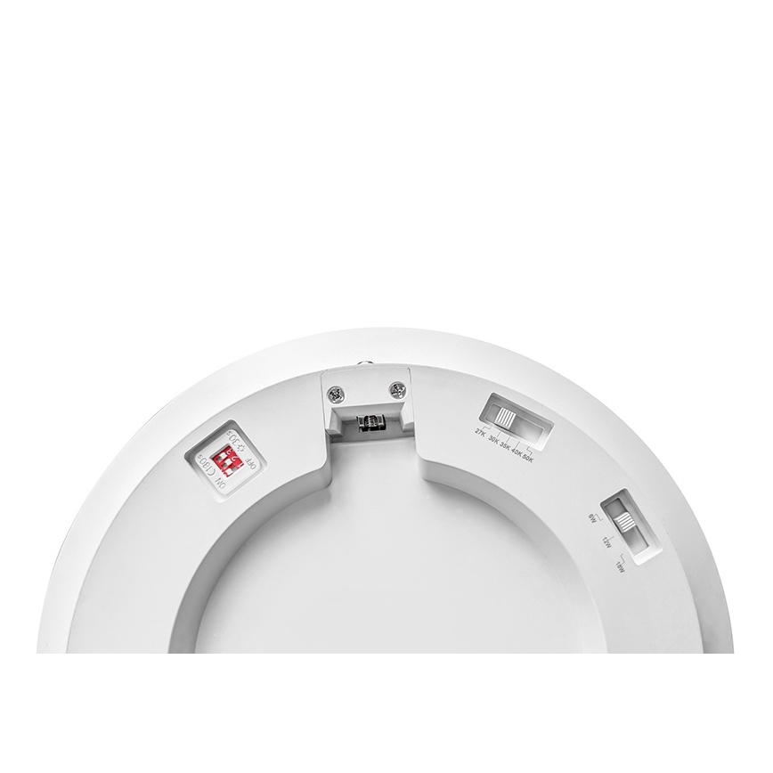Plafonnier LED dimmable avec détecteur de mouvement et capteur crépusculaire LED/6/12/18W/230V Ø 23 cm