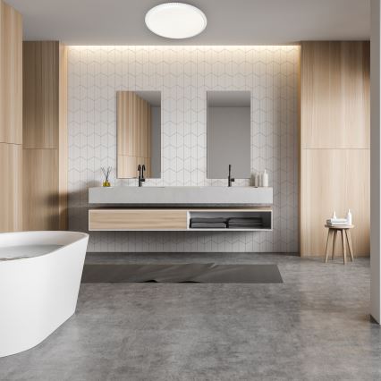 Plafonnier LED dimmable CRUZ avec télécommande LED/66W/230V 3300lm