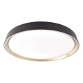 Plafonnier LED dimmable ILVI LED/30W/230V 2700-6500K Ø 40 cm noir/laiton + télécommande