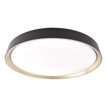 Plafonnier LED dimmable ILVI LED/30W/230V 2700-6500K Ø 40 cm noir/laiton + télécommande