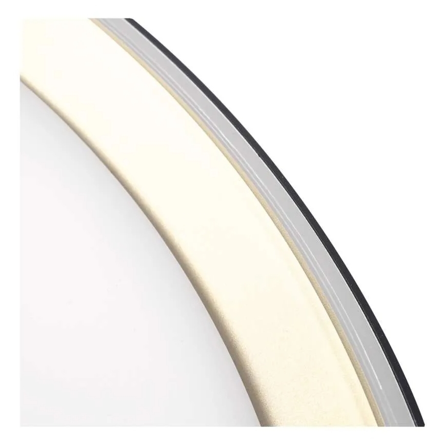 Plafonnier LED dimmable ILVI LED/30W/230V 2700-6500K Ø 40 cm noir/laiton + télécommande