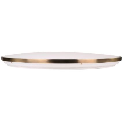 Luminaire de plafond dimmable KERN LED/80W/230V 3000/4000/6000K Ø 80 cm doré + télécommande
