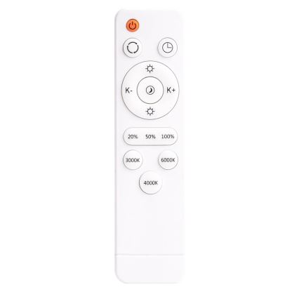 Luminaire de plafond dimmable KERN LED/80W/230V 3000/4000/6000K Ø 80 cm doré + télécommande