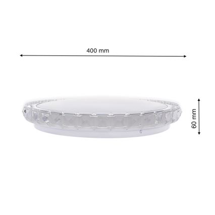 Plafonnier LED dimmable LAYLA LED/26W/230V + télécommande