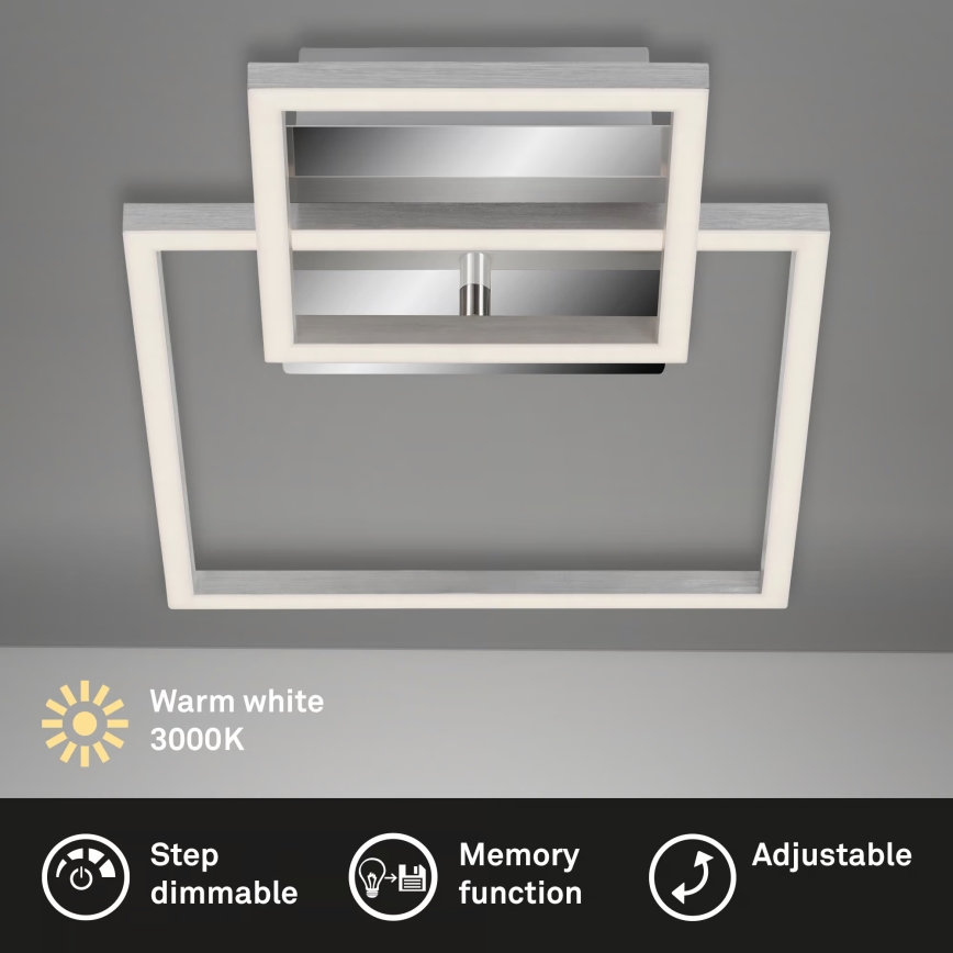 Plafonnier LED dimmable LED/12W/230V 3000K chrome mat