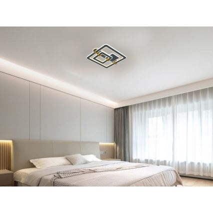 Plafonnier LED dimmable LED/140W/230V 3000-6500K + télécommande