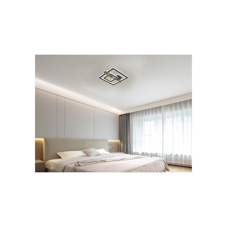 Plafonnier LED dimmable LED/140W/230V 3000-6500K + télécommande