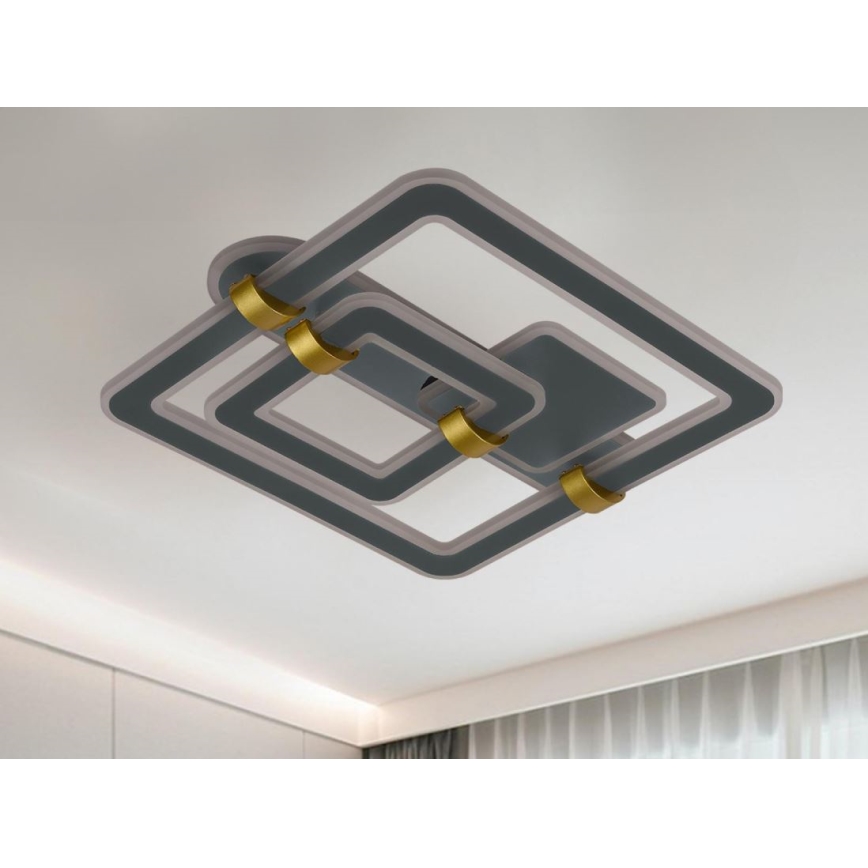 Plafonnier LED dimmable LED/140W/230V 3000-6500K + télécommande